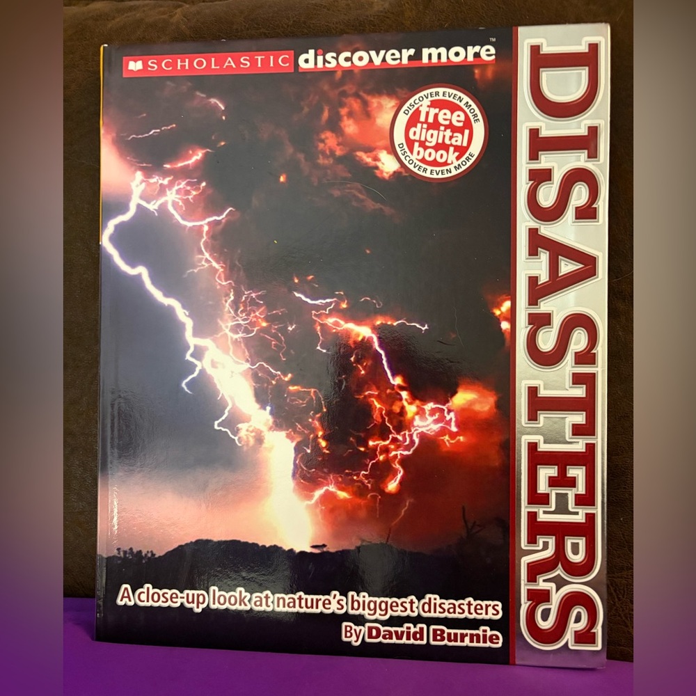 Scholastic Discover More: Disasters Book. For expert readers age 10 and up. New.